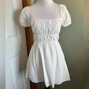 Windsor White Eyelet Mini Dress
